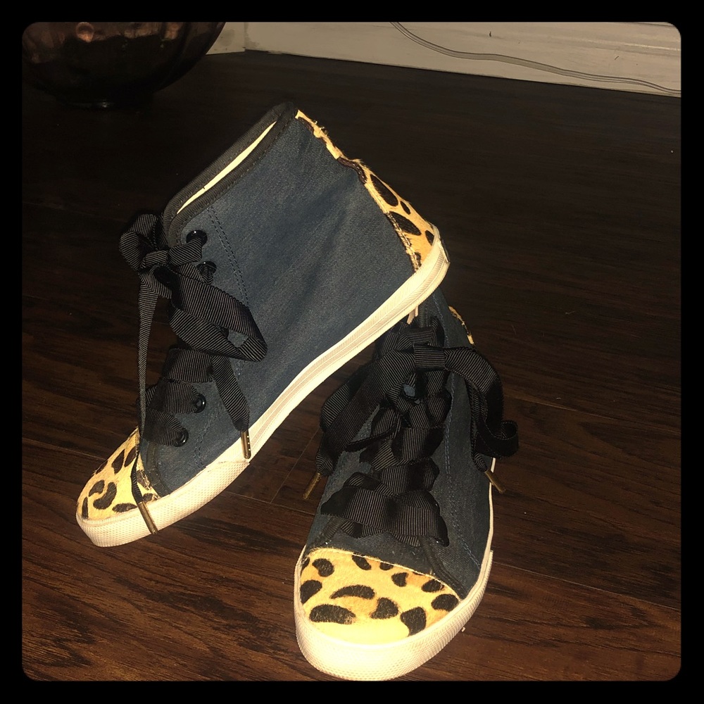 Kate Spade cheetah print Hightop
